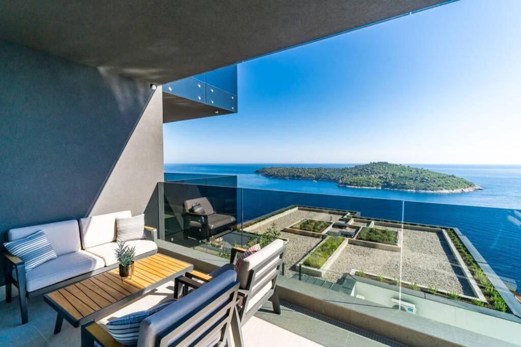 New&Luxury 5* With An Amazing View - Pure Apartment Dubrovnik Eksteriør bilde